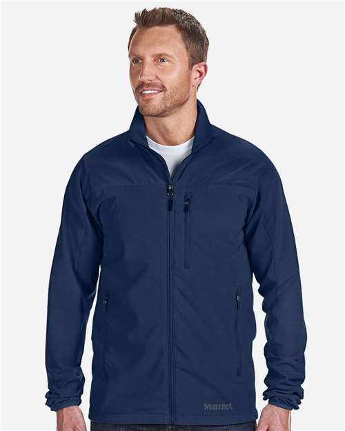 Marmot M16076 Men's Tempo Lightweight Jacket - Arctic Navy - model front