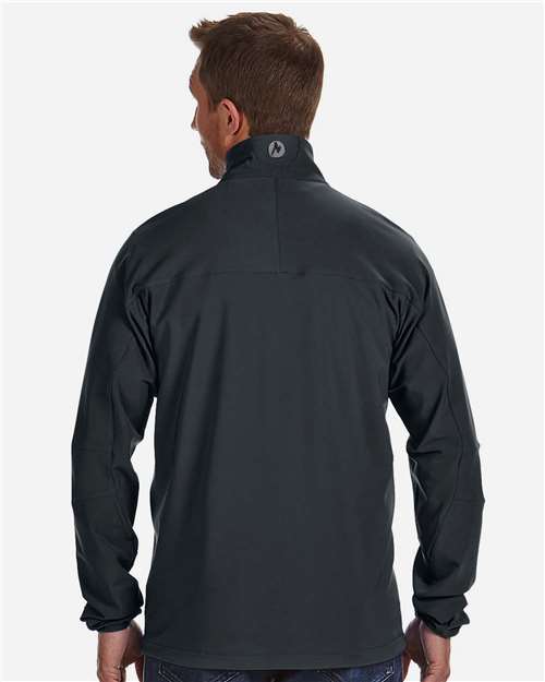 Marmot M16076 Men's Tempo Lightweight Jacket - Black - model back