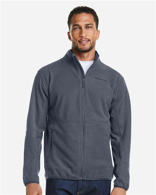 Marmot M12649 Men's Rocklin Jacket - Steel Onyx - model front