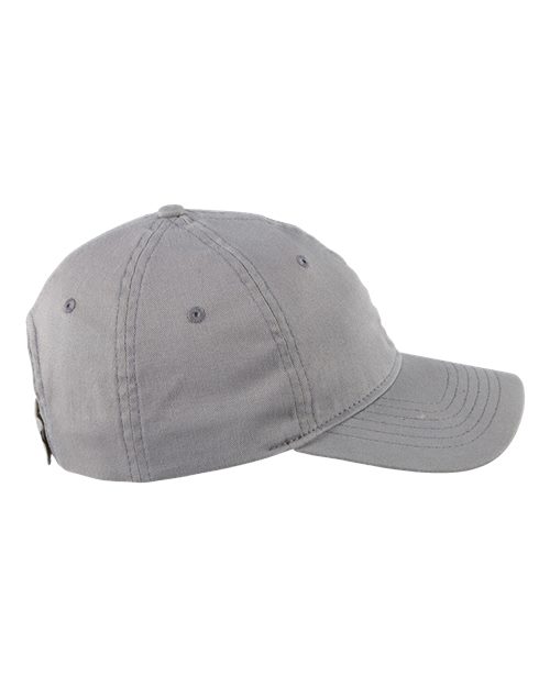 Big Accessories BX880 Six-Panel Twill Cap - Dark Grey - front
