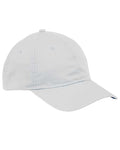 Big Accessories BX880 Six-Panel Twill Cap - White - front