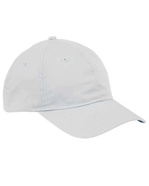 Big Accessories BX880 Six-Panel Twill Cap - White - front