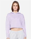 Lane Seven LS12000 Women's Cropped Hoodie Sweatshirt - Lilac - model front