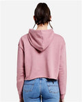 Lane Seven LS12000 Women's Cropped Hoodie Sweatshirt - Mauve - model back