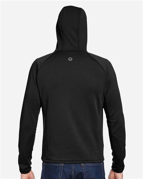 Marmot M15383 Men's Leconte Full-Zip Hooded Jacket - Black - model back