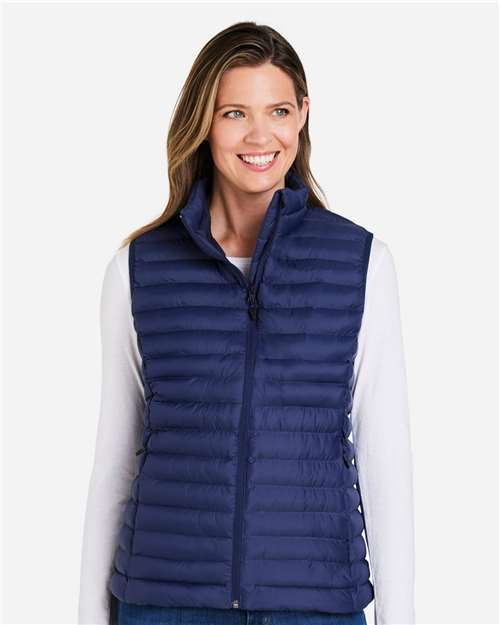 Marmot M15872 Women's Echo Featherless Vest - Arctic Navy - model front