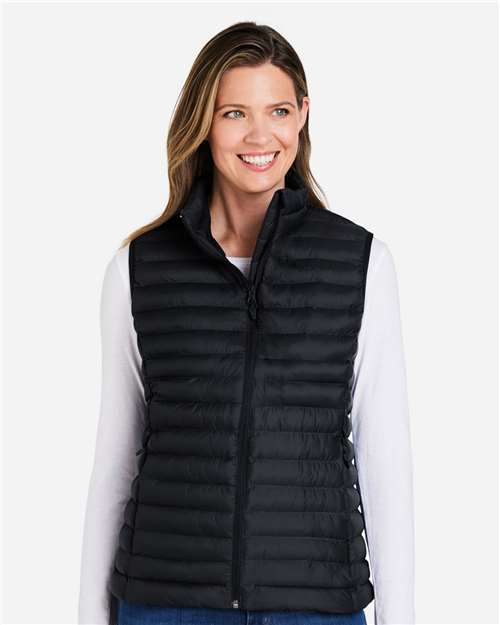 Marmot M15872 Women's Echo Featherless Vest - Black - model front