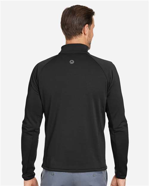 Marmot M15382 Men's Leconte Fleece Jacket - Black - model back