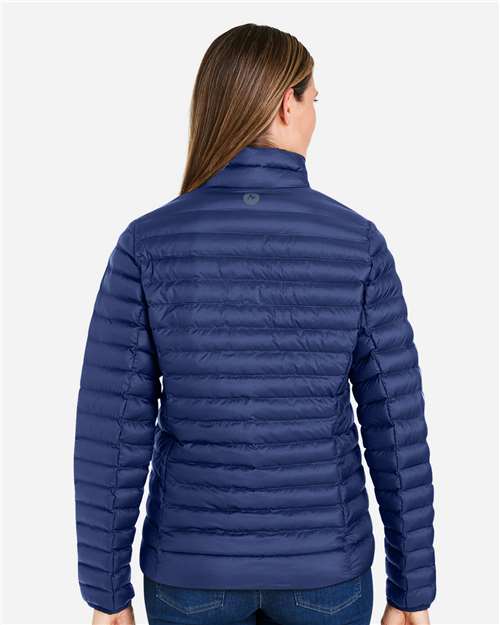 Marmot M15870 Women's Echo Featherless Jacket - Arctic Navy - model back