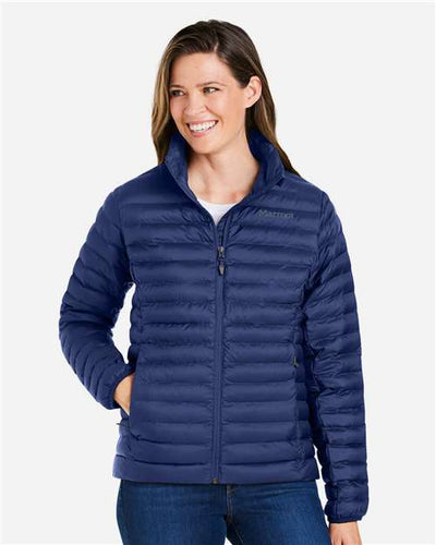 Marmot M15870 Women's Echo Featherless Jacket - Arctic Navy - model front