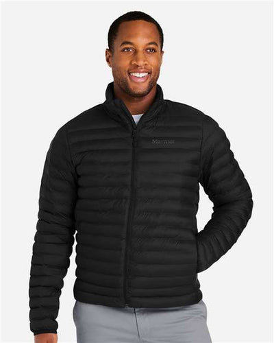 Marmot M15910 Men's Echo Featherless Jacket - Black - model front