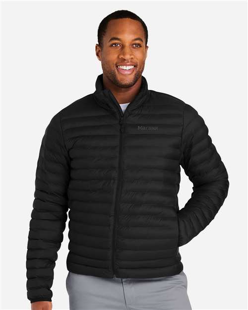 Marmot M15910 Men's Echo Featherless Jacket - Black - model front