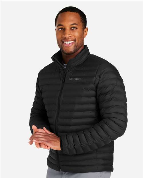 Marmot M15910 Men's Echo Featherless Jacket - Black - model side