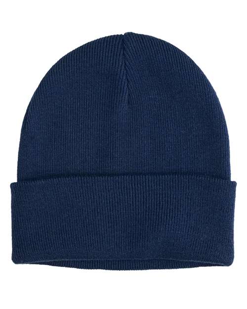 econscious EC7045 Base Camp Beanie - Azure - front
