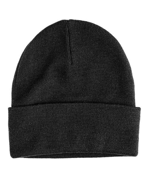 econscious EC7045 Base Camp Beanie - Black - front