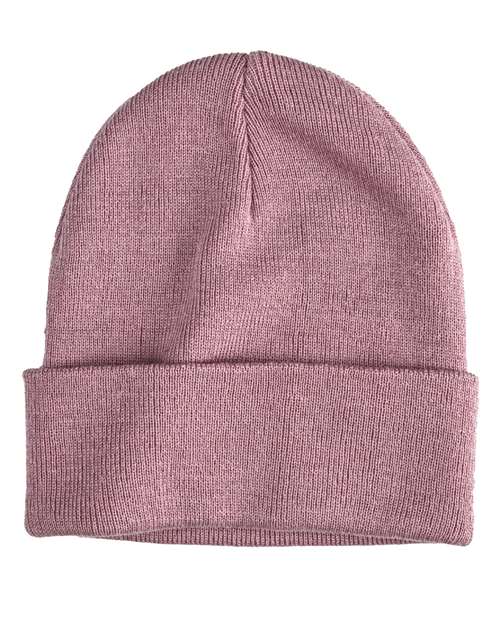 econscious EC7045 Base Camp Beanie - Cosmic Pink - front