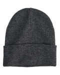 econscious EC7045 Base Camp Beanie - Heather Grey - front