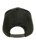 econscious EC7025 Structured Six-Panel Baseball Cap - Black - back