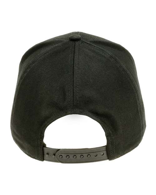 econscious EC7025 Structured Six-Panel Baseball Cap - Black - back