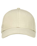 econscious EC7025 Structured Six-Panel Baseball Cap - Oyster - front