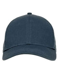 econscious EC7025 Structured Six-Panel Baseball Cap - Pacific - front