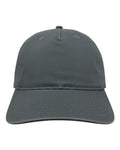econscious EC7087 Unstructured Five-Panel Baseball Cap - Charcoal - front