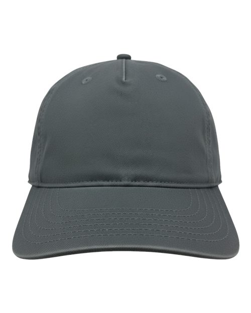 econscious EC7087 Unstructured Five-Panel Baseball Cap - Charcoal - front
