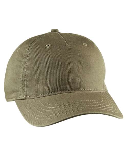 econscious EC7087 Unstructured Five-Panel Baseball Cap - Jungle - front