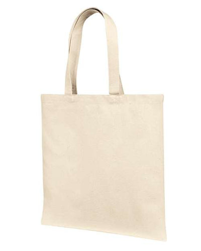 Liberty Bags LB85113 Cotton Canvas Tote Bag With Self Fabric Handles - Natural - front