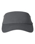 Big Accessories BA641 Lariat Visor - Charcoal - front