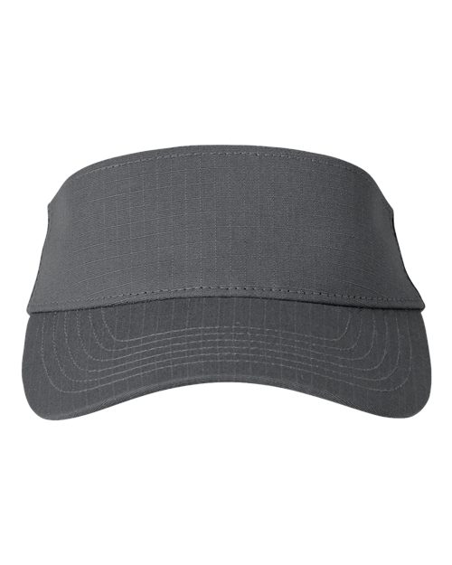 Big Accessories BA641 Lariat Visor - Charcoal - front