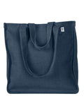econscious EC8015 Hemp Market Tote - Navy - front