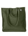 econscious EC8015 Hemp Market Tote - Olive - front