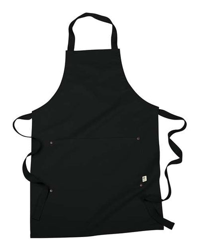 econscious EC6015 Two Pocket Apron - Black - front