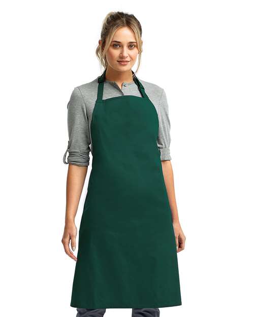 Artisan Collection by Reprime RP150 Recycled Bib Apron - Bottle - model front