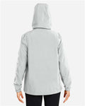 HUK H640027 Women's Storm Rain Jacket - Harbor Mist - model back