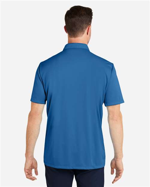 HUK H120558 Men's Pursuit Performance Polo - Set Sail - model back