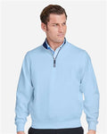 Fairway & Greene C11512 Men's Caves Tech Quarter-Zip Pullover - Bluff - model front