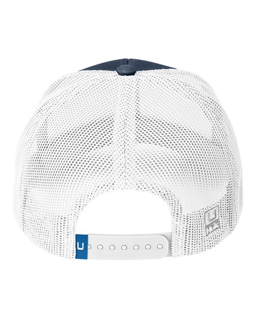 HUK H3L0001 LoPro Snapback Trucker Cap - Navy - back