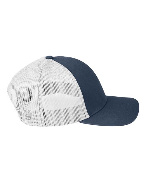 HUK H3L0001 LoPro Snapback Trucker Cap - Navy - side
