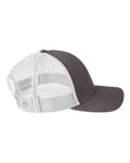 HUK H3L0001 LoPro Snapback Trucker Cap - Volcanic Ash - side