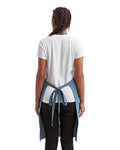 Artisan Collection by Reprime RP154 Recycled Pocket Bib Apron - Denim Blue - model back