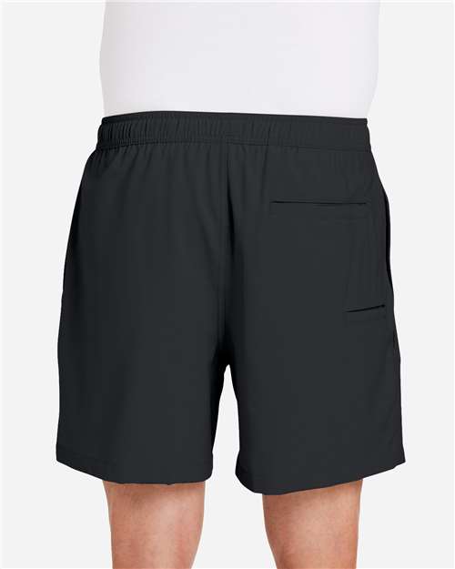 HUK H200184 Men's Pursuit Volley Shorts - Black - model back
