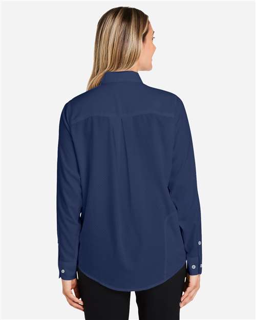 HUK H615006 Women's Tide Point Shirt - Naval Academy - model back