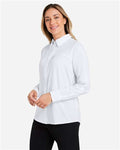 HUK H615006 Women's Tide Point Shirt - White - model side
