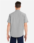 HUK H150154 Men's Kona Short Sleeve Solid Shirt - Harbor Mist - model back