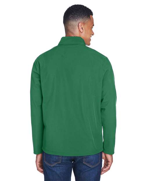 Team 365 TT80 Men's Leader Soft Shell Jacket - Sport Dark Green - model back