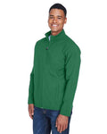 Team 365 TT80 Men's Leader Soft Shell Jacket - Sport Dark Green - model side