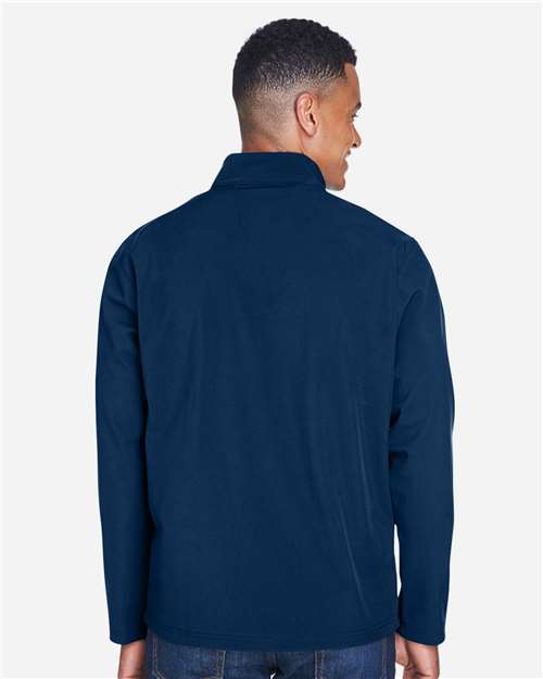 Team 365 TT80 Men's Leader Soft Shell Jacket - Sport Dark Navy - model back