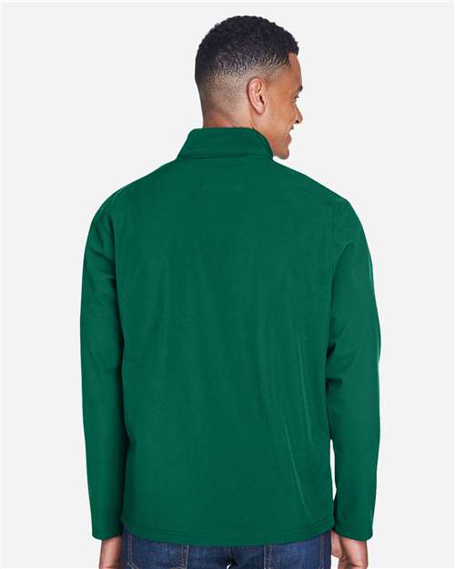 Team 365 TT80 Men's Leader Soft Shell Jacket - Sport Forest - model back